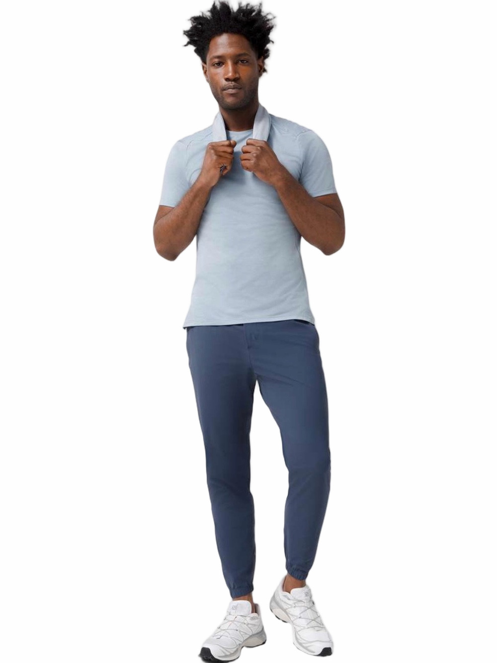 Lululemon Men's SMALL SURGE Joggers Lightweight Running Pants Blue TALL 31”